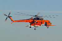 N173AC @ LTBA - Sikorsky S-64E Skycrane [64015] (Erickson Air Crane/ Istanbul Itfaiyesi) Istanbul-Ataturk~TC 16/04/2015. Taken through the glass of the hotel room. - by Ray Barber