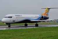9A-BTE @ EGSH - Leaving wet Norwich. - by keithnewsome