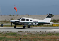 N2262F @ KSQL - FlyBayArea.Com 1978 Piper PA-28-181 Cherokee rolling on takeoff @ San Carlos Airport, CA home base - by Steve Nation