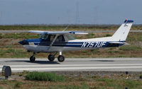 N757UF @ KSQL - 1977 Cessna 152 rolling on takeoff @ San Carlos Airport, CA - by Steve Nation
