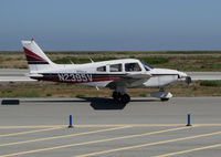 N2395V @ KSQL - Locally-based 1985 Piper PA-28-181 Cherokee taxiing for takeoff @ San Carlos Airport, CA - by Steve Nation