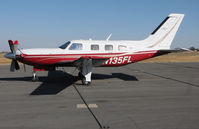 N135FL @ KPRB - 2002 Piper PA-46-500TP on visitor's ramp @ Paso Robles Airport, CA - by Steve Nation