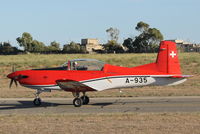 A-935 @ LMML - Pilatus PC-7 A-935 Swiss Air Force - by Raymond Zammit