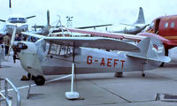 G-AEFT @ EGDY - Aeronca C.3 Collegian [A-610] RNAS Yeovilton~G 31/07/1982. From a slide. - by Ray Barber