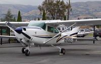 N5492S @ KRHV - Locally-based 1980 Cessna R182 parked beside the Lafferty Aircraft Sales hangar at Reid Hillview Airport, San Jose, CA. - by Chris Leipelt