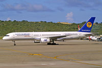 YV2243 @ SVMI - Boeing 757-236 [24118] (SBA Santa Barbara Airlines) Caracas-Simon Bolivar International~YV 02/12/2007 - by Ray Barber