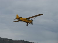 N98661 @ SZP - 1946 Piper J3C-65 CUB, Continental A&C75 75 Hp upgrade, takeoff climb Rwy 22 - by Doug Robertson