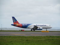 F-OZNC @ NZAA - just landed at AKL - bit windy so a bit fuzzy :-( - by magnaman