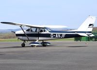 G-AVJF @ EGFE - Cessna F.172H Skyhawk - by Paul Massey