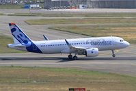 D-AVVA @ LFBO - Airbus A320-271N, Landing rwy 14R, Toulouse-Blagnac Airport (LFBO-TLS) - by Yves-Q