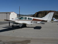 N120B @ KWHP - 1962 Beech 95-A55 Baron @ Whiteman Airport, Pacoima, CA - by Steve Nation
