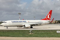 TC-JHN @ LMML - B737-800 TC-JN Turkish Airlines - by Raymond Zammit