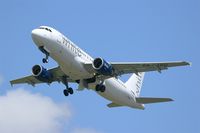 CS-TRO @ LFRB - Airbus A320-214, Take off rwy 25L, Brest-Bretagne airport (LFRB-BES) - by Yves-Q