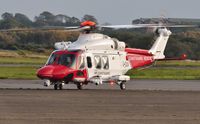 G-CILN @ EGFH - Visiting HM Coastguard rescue helicopter (Rescue 187). - by Roger Winser
