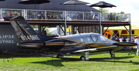 N140NE @ KOSH - Group Four Partners LLC (Highland Park, IL) 2007 Eclipse EA500 on display at EAA AirVenture 2015. - by Chris Leipelt