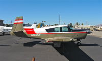 N78903 @ KRHV - Locally-based 1961 Mooney M20B sitting at its tie down at Reid Hillview Airport, San Jose, CA. - by Chris Leipelt