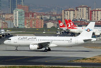 5A-WAT @ LTBA - Airbus A320-212 [0438] (Ghadames Air Transport) Istanbul-Ataturk~TC 18/04/2015 - by Ray Barber