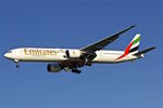 A6-ECA @ BOS - Emirates ,Boeing 777-36N(ER), c/n: 32794 on approach to Boston Logan - by Terry Fletcher