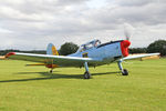 G-BARS @ X5FB - De Havilland DHC-1 Chipmunk 22, Fishburn Airfield, September 5th 2015. - by Malcolm Clarke