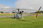 N297CJ @ EGBR - Sud Aviation SA-313B Alouette II at The Real Aeroplane Club's Helicopter Fly-In, Breighton Airfield, September 20th 2015. - by Malcolm Clarke