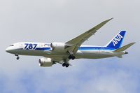 JA822A @ LFPG - Boeing 787-8 Dreamliner, Short approach rwy 27R, Roissy Charles De Gaulle Airport (LFPG-CDG) - by Yves-Q