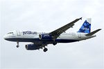 N641JB @ BOS - N641JB (Blue Come Back Now Ya Hear?), 2006 Airbus A320-232, c/n: 2848 - by Terry Fletcher