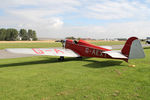 G-AEXT @ EGBR - Dart Kitten II at The Real Aeroplane Club's Helicopter Fly-In, Breighton Airfield, September 20th 2015. - by Malcolm Clarke