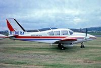 G-BBRA - Piper PA-23-250 Aztec E [27-7305197] (Bristol Air Taxis) Weston-super-Mare~G 30/05/1976. From a slide. - by Ray Barber