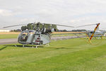 N297CJ @ EGBR - Sud Aviation SA-313B Alouette II at The Real Aeroplane Club's Helicopter Fly-In, Breighton Airfield, September 20th 2015. - by Malcolm Clarke