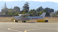 N12234 @ KRHV - Newly-locally based 1973 Cessna 172M taxing out for departure at Reid Hillview Airport, San Jose, CA. - by Chris Leipelt