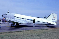 N4565L @ EGVA - Douglas DC-3-201A [2108] RAF Fairford~G 13/071985. From a slide. - by Ray Barber