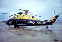 XP143 @ EGDR - Westland WS.58 HAS.3 Wessex [WA76] (Royal Navy) RNAS Culdrose~G 31/07/1974. From a slide. - by Ray Barber
