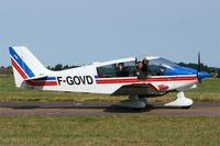 F-GOVD @ LFOT - Robin DR-400-180, Taxiing to parking area, Tours-St Symphorien Air Base 705 (LFOT-TUF) Open day 2015 - by Yves-Q