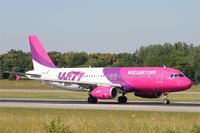 HA-LPM @ LFSB - Airbus A320-232, Take off run rwy 15, Bâle-Mulhouse-Fribourg airport (LFSB-BSL) - by Yves-Q