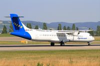 HB-AFX @ LFSB - ATR 72-202(F), Take off run rwy 15, Bâle-Mulhouse-Fribourg airport (LFSB-BSL) - by Yves-Q