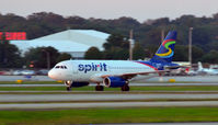 UNKNOWN @ KATL - Spirit A319 taking off from Atlanta - by Ronald Barker