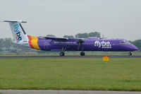 G-PRPB @ EHAM - Flybe Dash-8 arrival at Schiphol airport (Amsterdam) - by Van Propeller