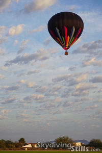 N6010Z @ E60 - Hot air balloon carries a load of skydivers over Skydive Arizona. - by Dave G