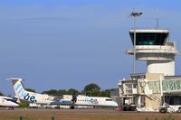 G-JECL @ LFRB - De Havilland Canada DHC-8-402Q Dash 8,  Boarding area, Brest-Bretagne Airport (LFRB-BES) - by Yves-Q