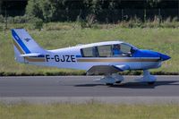 F-GJZE @ LFRB - Robin DR-400-120, Landing rwy 07R, Brest-Bretagne Airport (LFRB-BES) - by Yves-Q