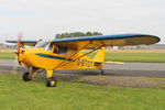 G-BTOT @ EGBR - Piper PA-15 Vagabond at The Real Aeroplane Company's Helicopter Fly-In, Breighton Airfield, September 20th 2015. - by Malcolm Clarke