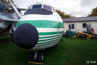 G-ASVO @ EGPE - Nose on external display, still showing some of its former 'Channel Express' colour scheme, at the Highland Aviation Museum located at Inverness airport EGPE - by Clive Pattle