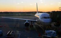 N487UA @ KRIC - At the gate Richmond - by Ronald Barker