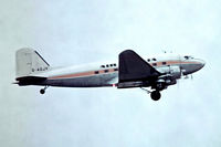G-AGJV @ EGVI - Douglas DC-3C-47A-1-DK [12195] (Air Anglia) RAF Greenham Common~G 07/07/1974. From a slide. Not the best of images. - by Ray Barber