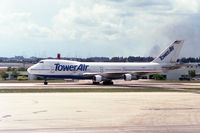 N603FF @ MIA - N603FF in Tower Air Colors - by Jack Poelstra