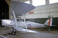 G-MOTH @ EGSU - De Havilland DH.82A Tiger Moth [85340] Duxford~G 10/07/1983. From a slide. Marked K2567. - by Ray Barber