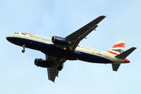 G-MEDK @ EGLL - Airbus A320-232 [2441] (British Airways) Home~G 15/01/2013. On approach 27R. - by Ray Barber