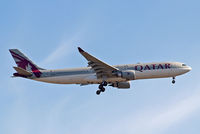 A7-AEA @ EGLL - Airbus A330-302 [623] (Qatar Airways) Home~G 15/07/2013. On approach 27L. - by Ray Barber