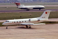 A9C-BG @ EGLL - Gulfstream G2TT [202] (Bahrain Royal Flight) Heathrow~G 23/05/1978. From a slide. - by Ray Barber