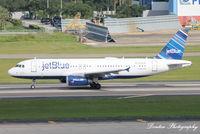 N796JB @ KTPA - JetBlue Flight 392 (N796JB) 100% Blue  departs Tampa International Airport enroute to Boston-Logan International Airport - by Donten Photography